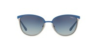 BLUE/MATTE BRUSHED SILVER