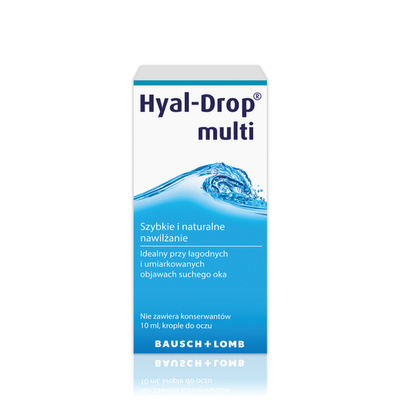 Krople do oczu Hyal-Drop multi Bausch + Lomb 10 ml