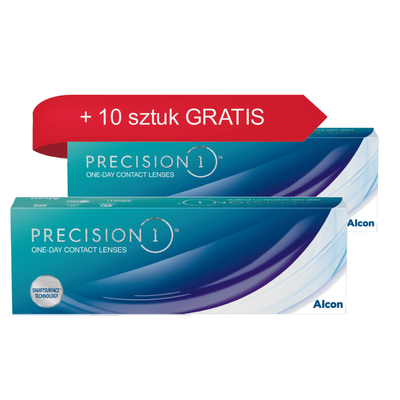 Zestaw Soczewki Precision 1 2x 30 szt. + 10 sztuk GRATIS