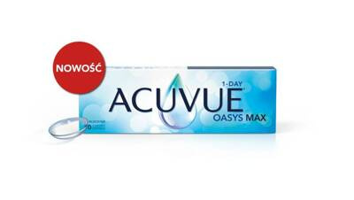 Soczewki kontaktowe Acuvue Oasys MAX 1-Day 30 szt.